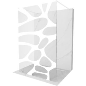 Ścianka prysznicowa Mexen Kioto biały wzór 100 x 200 cm  800-100-002-20-97 1 szt.