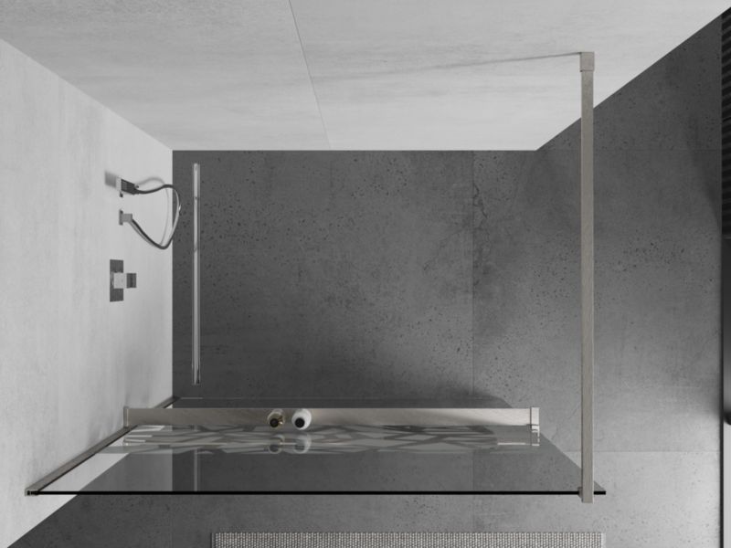 Ścianka prysznicowa Mexen Kioto+ biały wzór 100x200 cm 1 szt.