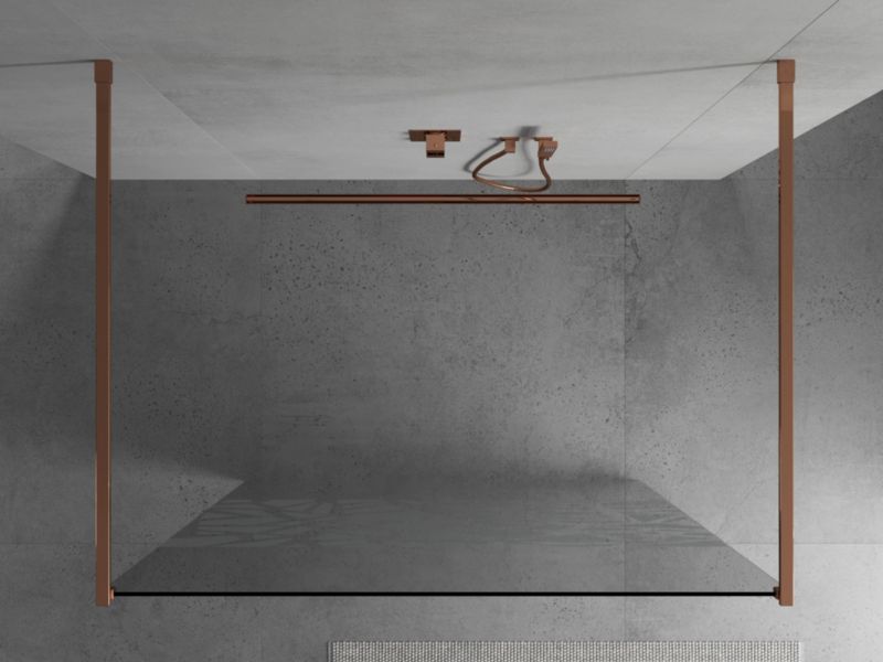 Ścianka prysznicowa Mexen Kioto biały wzór 100x200 cm  800-100-002-60-85 1 szt.