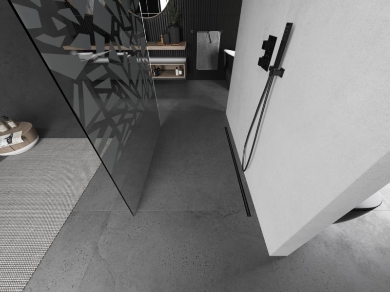 Ścianka prysznicowa Mexen Kioto biały wzór 100x200 cm  800-100-002-66-85 1 szt.