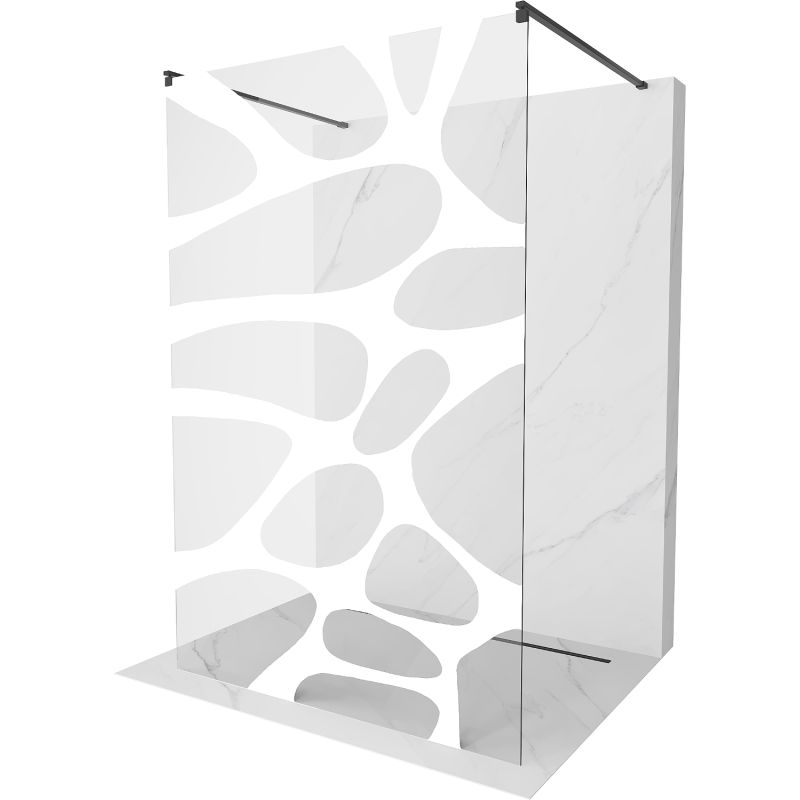 Ścianka prysznicowa Mexen Kioto biały wzór 100x200 cm  800-100-002-70-97 1 szt.