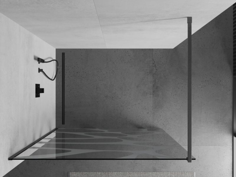 Ścianka prysznicowa Mexen Kioto biały wzór 110x200 cm  800-110-101-66-97 1 szt.