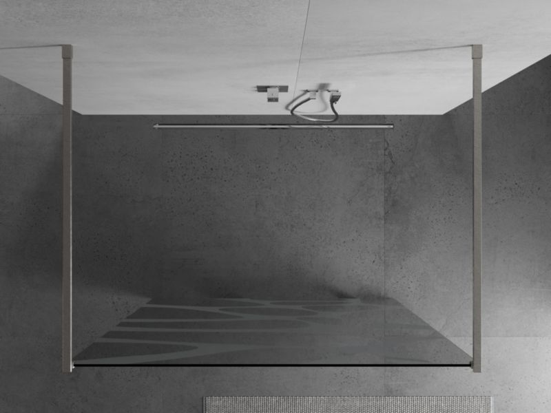 Ścianka prysznicowa Mexen Kioto biały wzór 120x200 cm 800-120-002-97-97 1 szt.