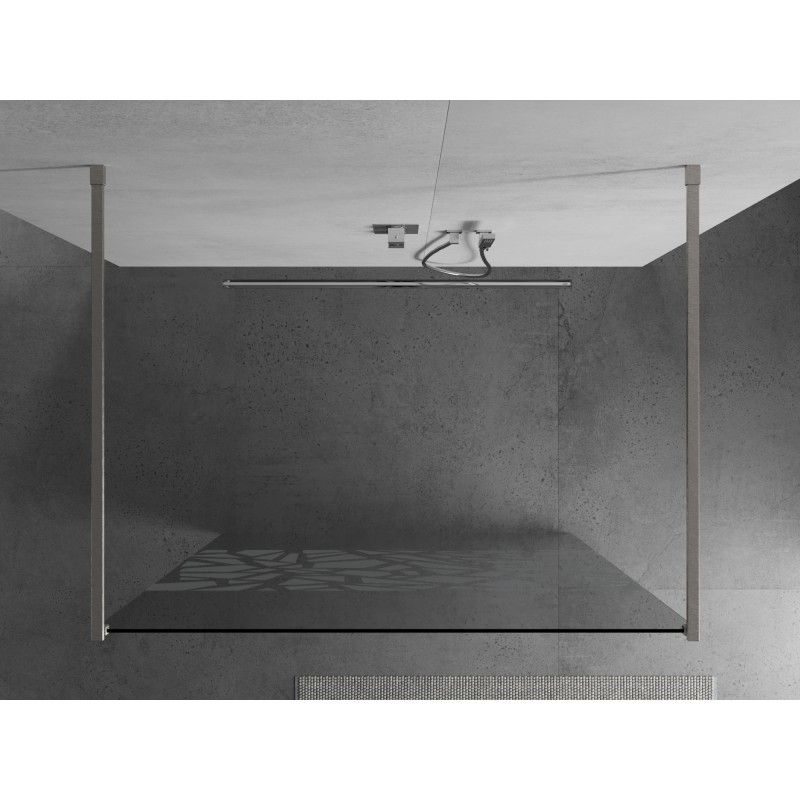 Ścianka prysznicowa Mexen Kioto biały wzór 130x200 cm 1 szt.