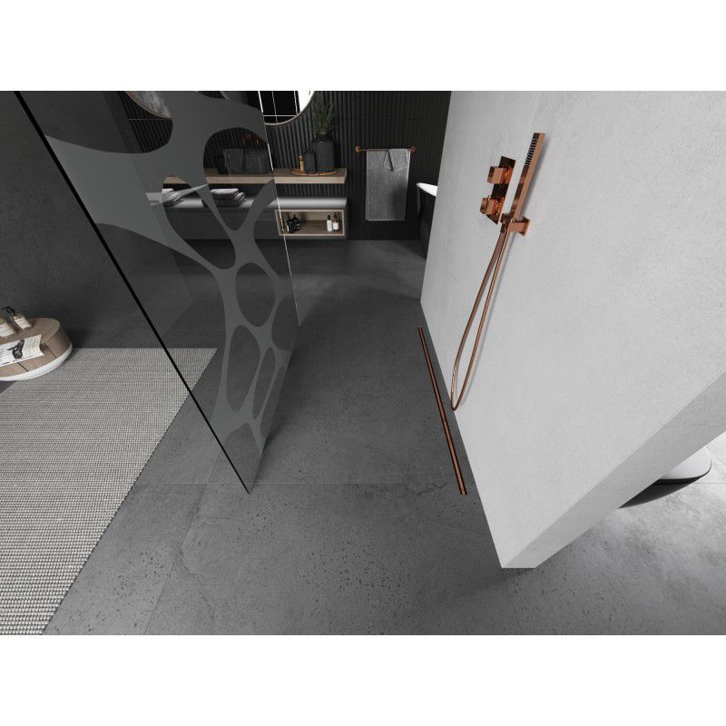 Ścianka prysznicowa Mexen Kioto biały wzór 130x200 cm  800-130-002-65-97 1 szt.