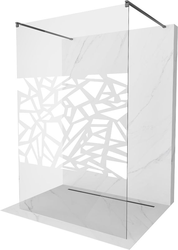 Ścianka prysznicowa Mexen Kioto biały wzór 130x200 cm  800-130-002-95-851 szt.