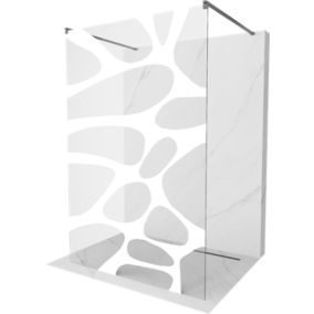Ścianka prysznicowa Mexen Kioto biały wzór 130x200 cm  800-130-002-95-971 szt.