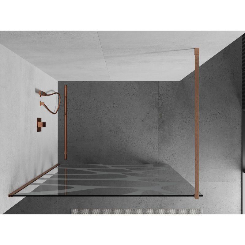 Ścianka prysznicowa Mexen Kioto biały wzór 70 x 200 cm 1 szt.