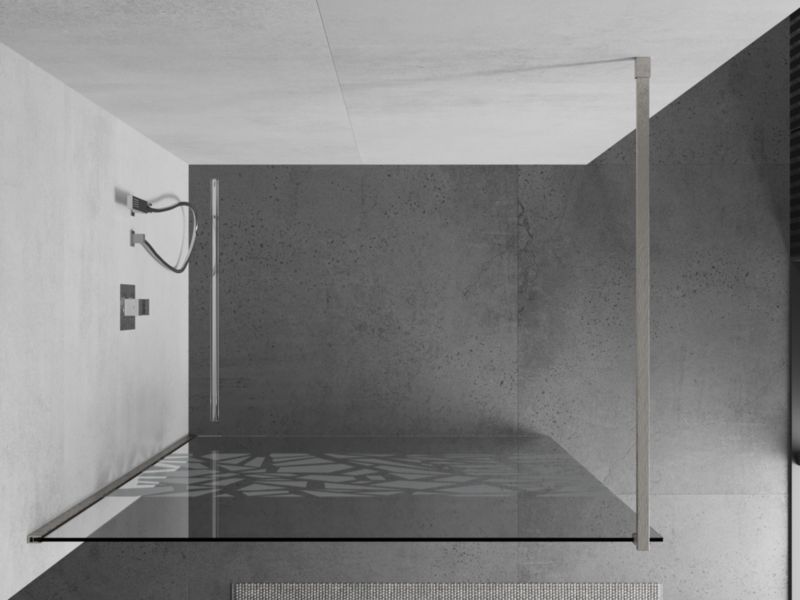 Ścianka prysznicowa Mexen Kioto biały wzór 70x200 cm 1 szt.