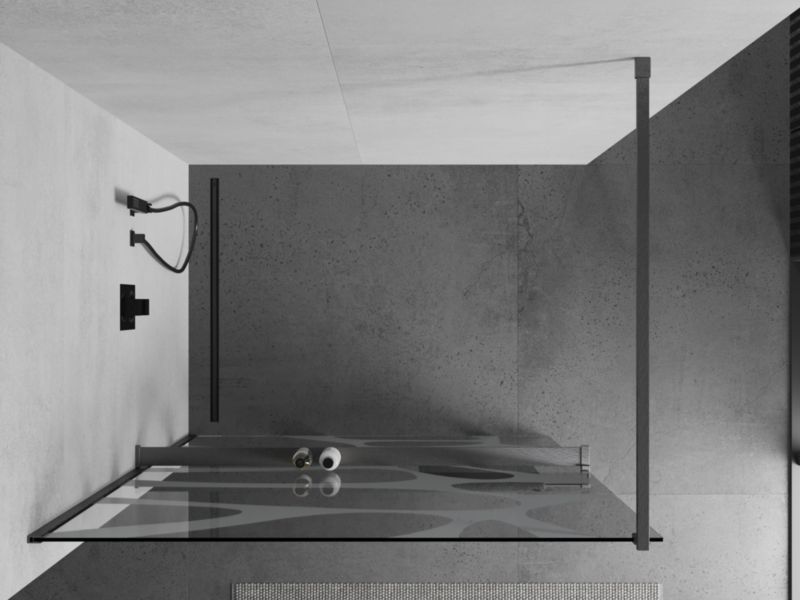 Ścianka prysznicowa Mexen Kioto+ biały wzór 70x200 cm  800-070-121-66-97 1 szt.
