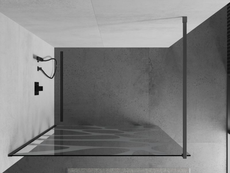 Ścianka prysznicowa Mexen Kioto biały wzór 80x200 cm 1 szt.
