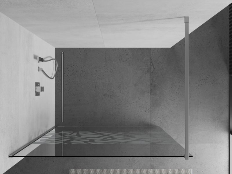 Ścianka prysznicowa Mexen Kioto biały wzór 80x200 cm  800-080-101-01-85 1 szt.