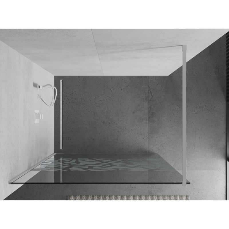Ścianka prysznicowa Mexen Kioto biały wzór 80x200 cm  800-080-101-20-85 1 szt.