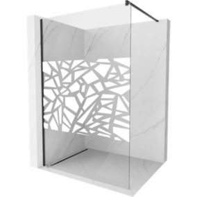 Ścianka prysznicowa Mexen Kioto biały wzór 80x200 cm 800-080-101-70-85 1 szt.