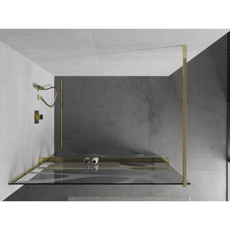 Ścianka prysznicowa Mexen Kioto+ biały wzór 80x200cm 1 szt.