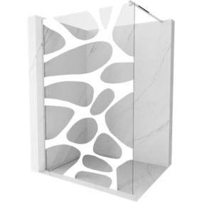 Ścianka prysznicowa Mexen Kioto biały wzór 90x200 cm  800-090-101-01-97 1 szt.