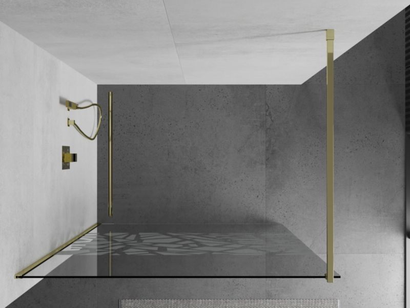 Ścianka prysznicowa Mexen Kioto biały wzór 90x200 cm  800-090-101-50-85 1 szt.