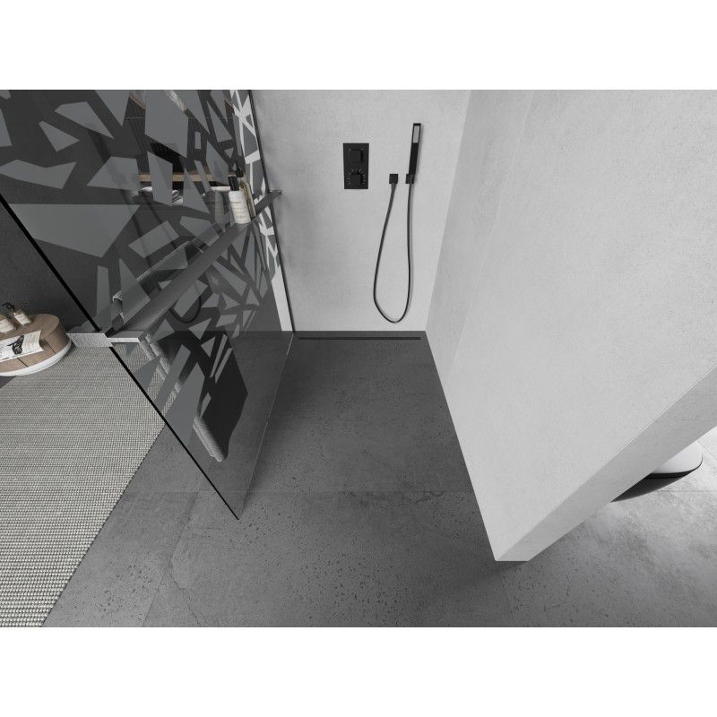 Ścianka prysznicowa Mexen Kioto+ biały wzór 90x200 cm  800-090-121-66-85 1 szt.
