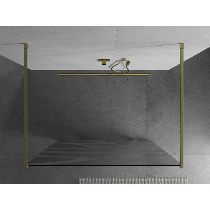 Ścianka prysznicowa Mexen Kioto biały wzór złota 100x200 cm 1 szt.