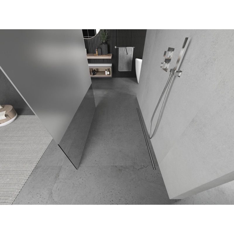 Ścianka prysznicowa Mexen Kioto chrom szron/transparent 110x200 cm 800-110-002-01-35 1 szt.