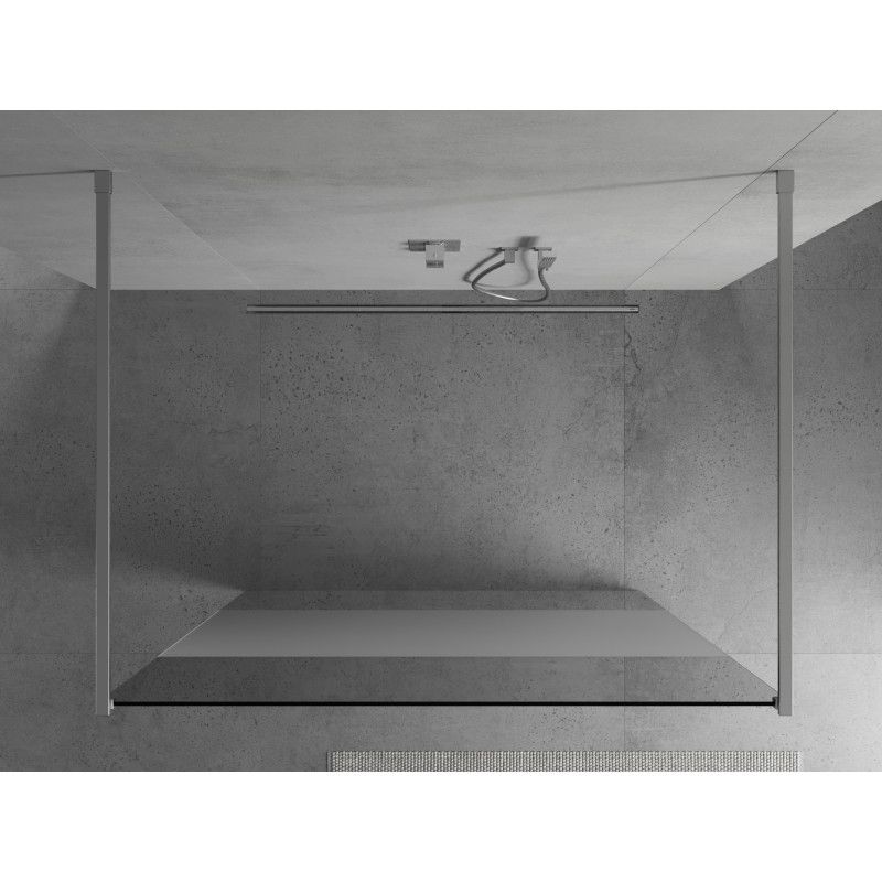 Ścianka prysznicowa Mexen Kioto chrom szron/transparent 140x200 cm 1 szt.