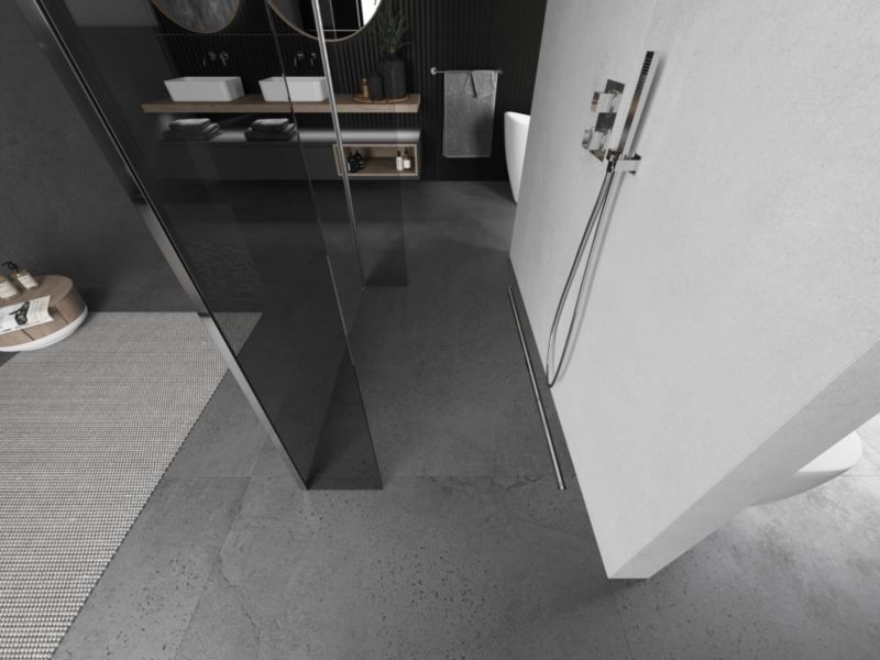 Ścianka prysznicowa Mexen Kioto chrom transparent 100x30x30 cm 3 szt.