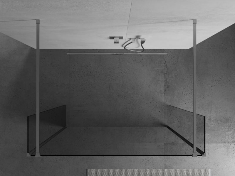 Ścianka prysznicowa Mexen Kioto chrom transparent 100x30x30 cm 3 szt.