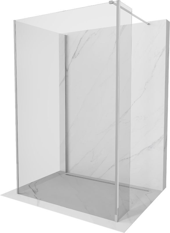 Ścianka prysznicowa Mexen Kioto chrom transparent 120x85x30 1 szt.