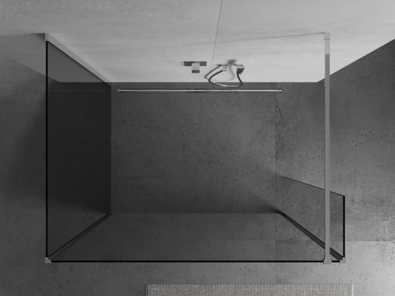 Ścianka prysznicowa Mexen Kioto chrom transparent 120x85x30 1 szt.