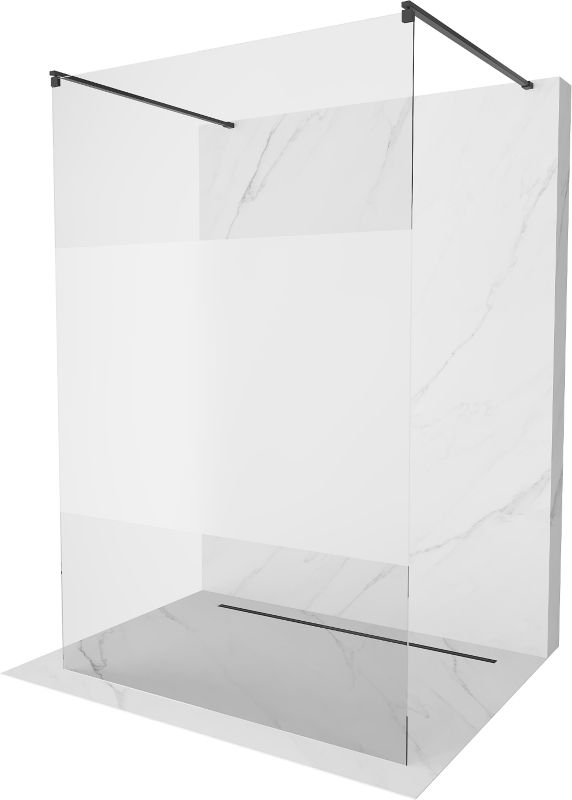 Ścianka prysznicowa Mexen Kioto czarna 100x200 cm  800-100-002-70-35 1 szt.
