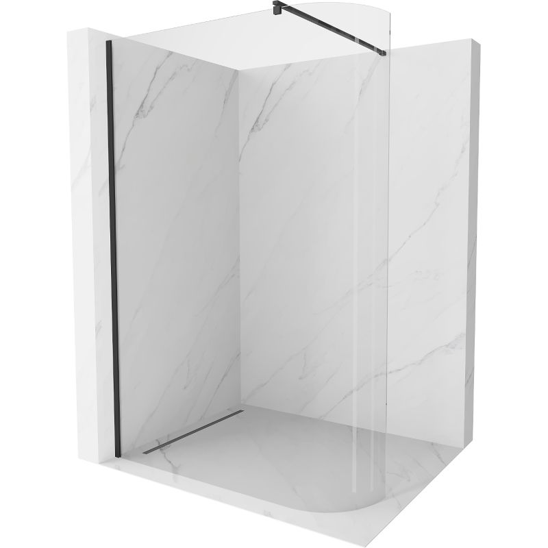 Ścianka prysznicowa Mexen Kioto czarna 100x200 cm  800-100-101-70-06 1 szt.