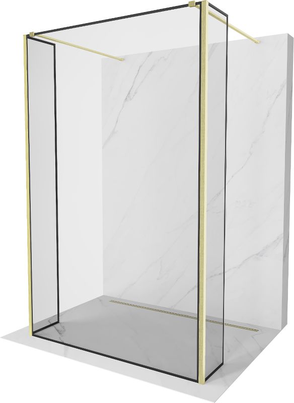 Ścianka prysznicowa Mexen Kioto czarna 100x30x30 cm 800-100-030-222-55-70-030 1 szt.