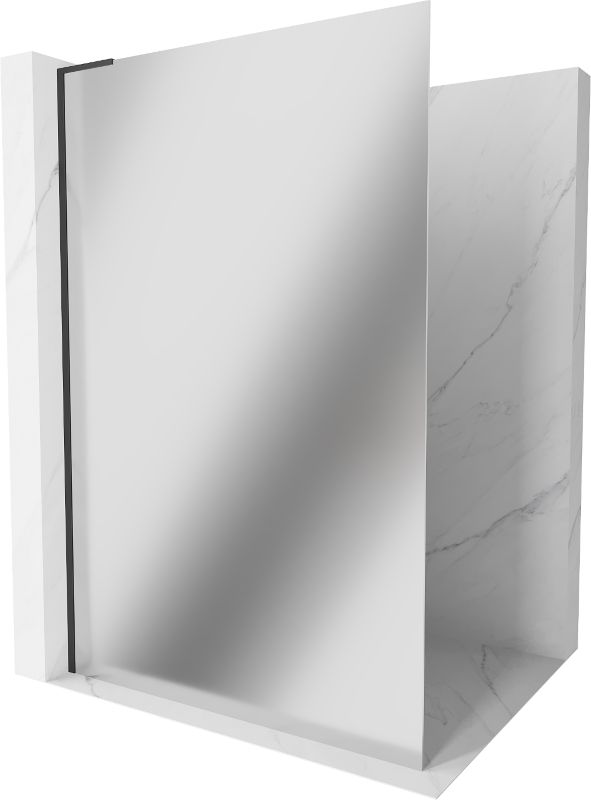 Ścianka prysznicowa Mexen Kioto czarna 120x200 cm  800-120-103-70-50 1 szt.