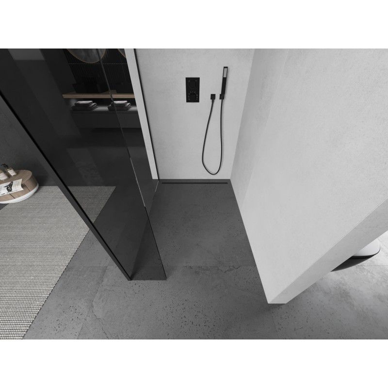 Ścianka prysznicowa Mexen Kioto czarna 170x40 cm 800-170-212-70-00-040 1 szt.
