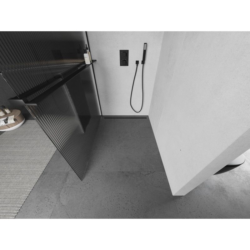 Ścianka prysznicowa Mexen Kioto+ czarna 70x200 cm 800-070-121-70-09 1 szt.