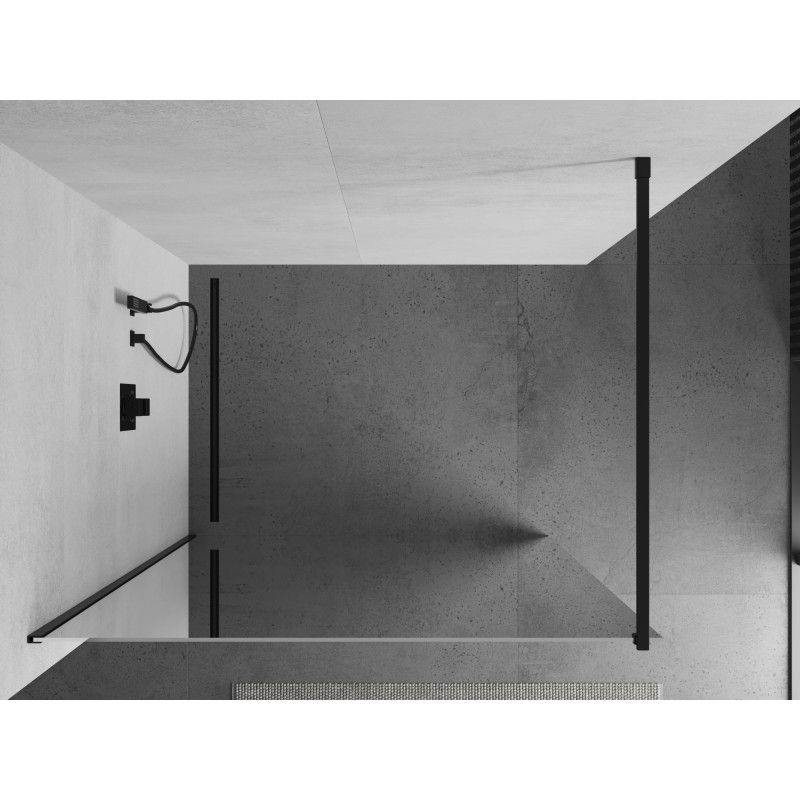 Ścianka prysznicowa Mexen Kioto czarna 80 x 200 cm 1 szt.