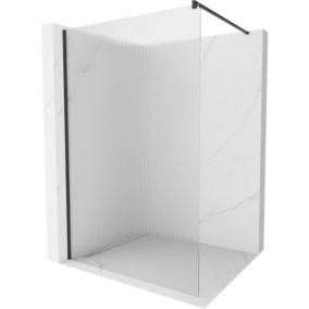 Ścianka prysznicowa Mexen Kioto czarna 80x200 cm  800-080-101-70-09 1 szt.
