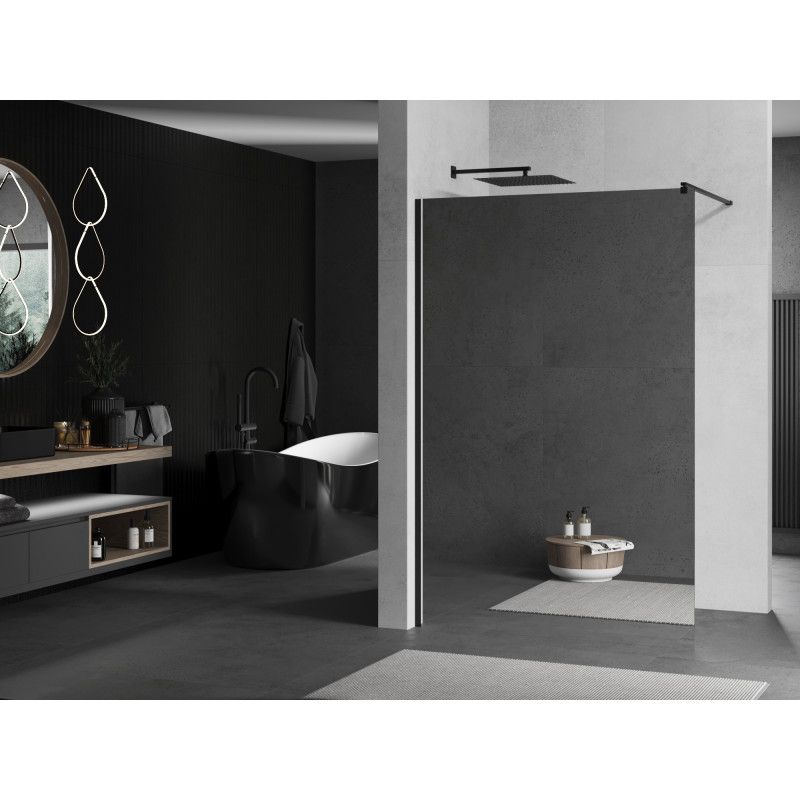 Ścianka prysznicowa Mexen Kioto czarna 90x200 cm 800-090-101-70-50 1 szt.
