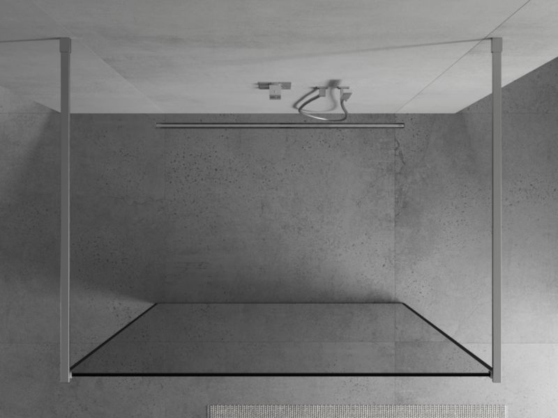 Ścianka prysznicowa Mexen Kioto czarny wzór 100 x 200 cm 1 szt.