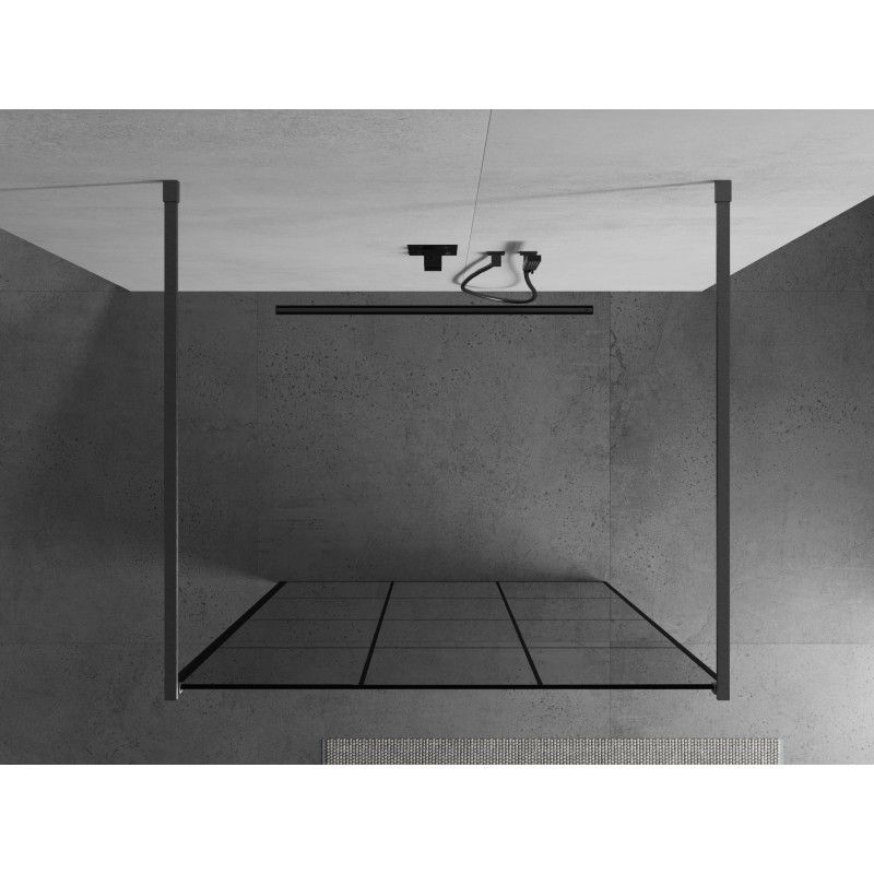 Ścianka prysznicowa Mexen Kioto czarny wzór 100 x 200 cm  800-100-002-66-77 1 szt.