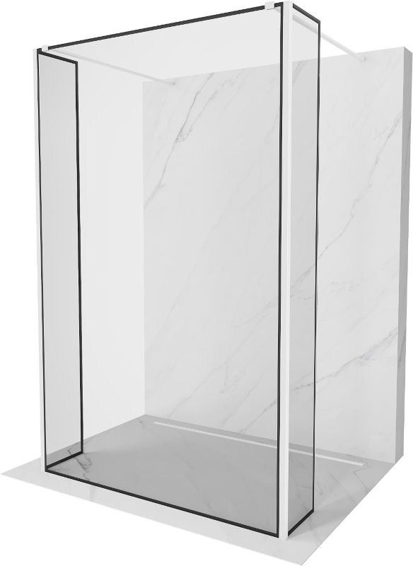 Ścianka prysznicowa Mexen Kioto czarny wzór 100 x 30 cm 800-100-030-222-20-70-030 1 szt.