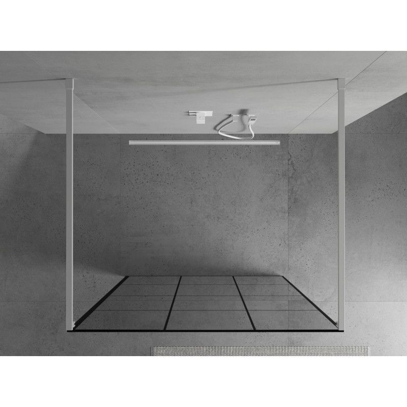 Ścianka prysznicowa Mexen Kioto czarny wzór 100x200 cm  800-100-002-20-77 1 szt.