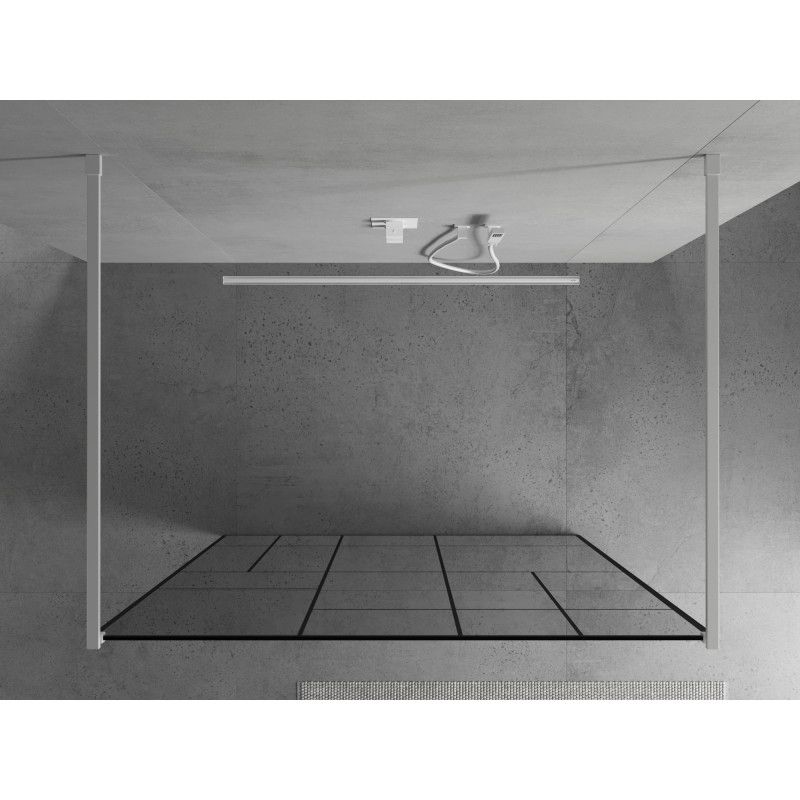 Ścianka prysznicowa Mexen Kioto czarny wzór 100x200 cm  800-100-002-20-78 1 szt.