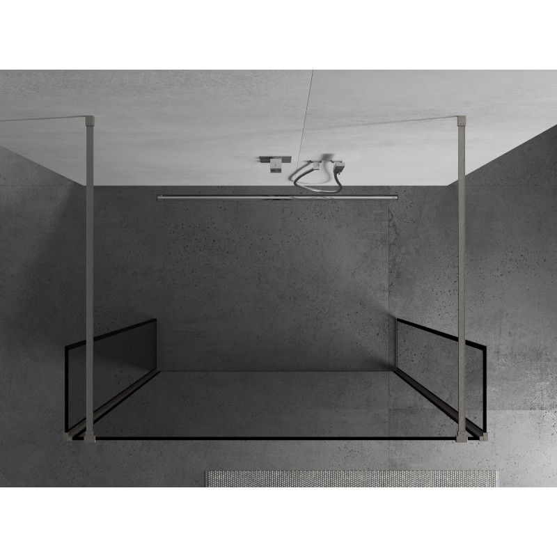 Ścianka prysznicowa Mexen Kioto czarny wzór 100x30x30 cm 1 szt.