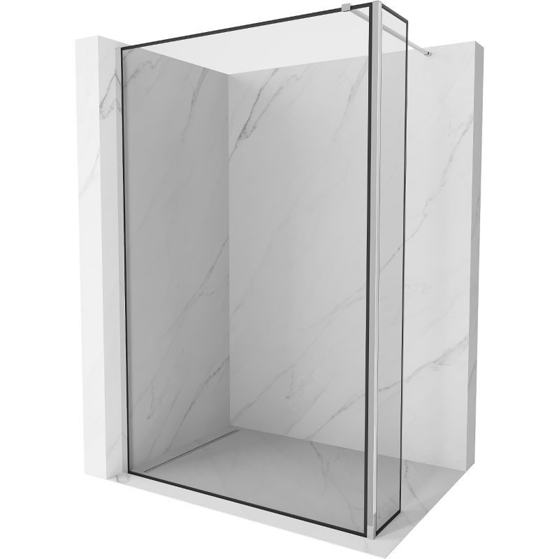 Ścianka prysznicowa Mexen Kioto czarny wzór 100x40 cm  800-100-212-01-70-040 1 szt.