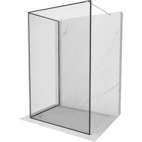 Ścianka prysznicowa Mexen Kioto czarny wzór 110 x 90 cm  800-110-212-01-70-090 1 szt.