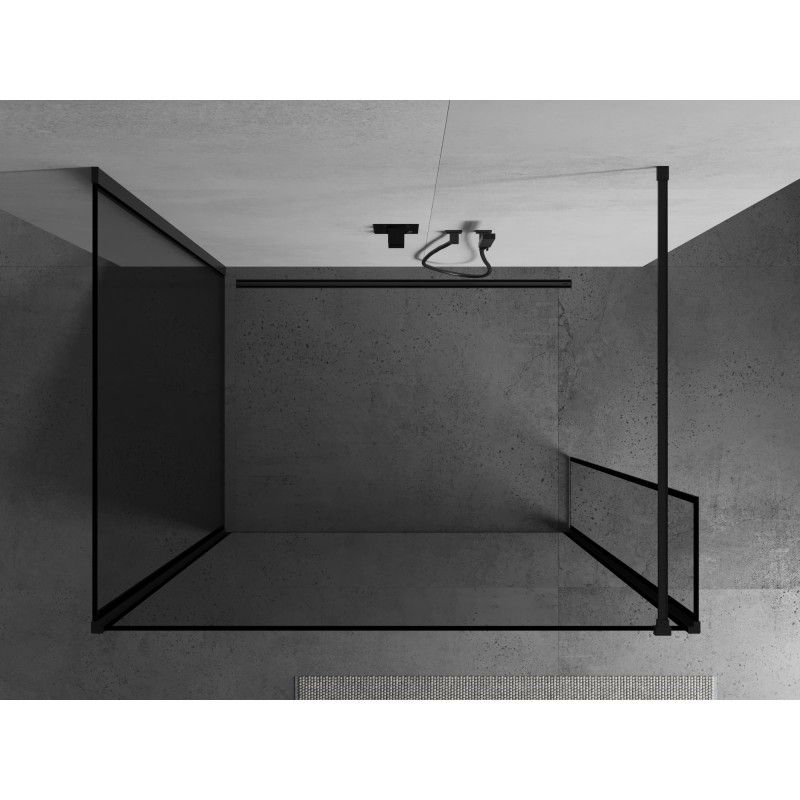 Ścianka prysznicowa Mexen Kioto czarny wzór 110x110x30 cm 1 szt.