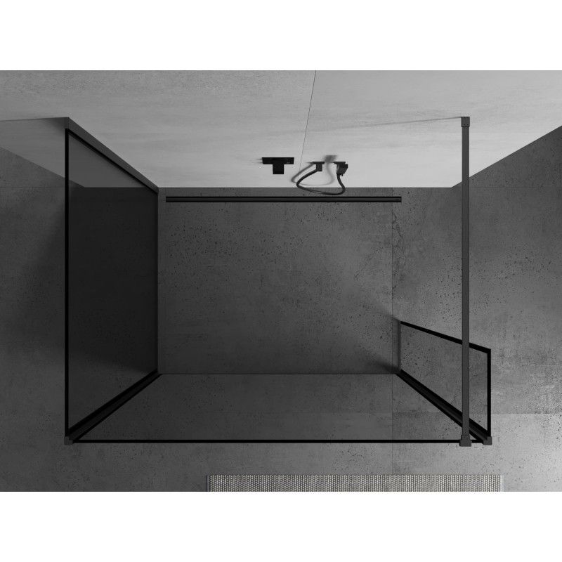 Ścianka prysznicowa Mexen Kioto czarny wzór 110x110x30 cm  800-110-110-221-66-70-030 1 szt.