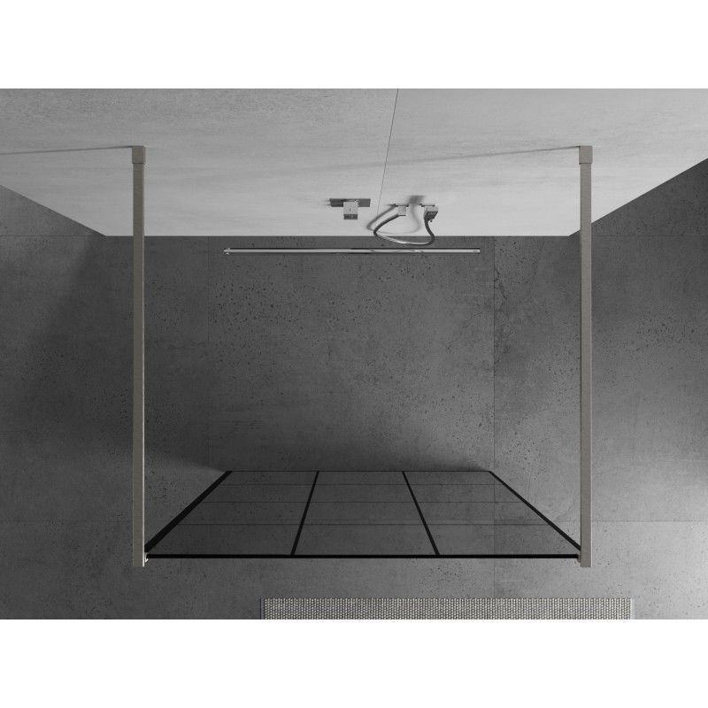 Ścianka prysznicowa Mexen Kioto czarny wzór 110x200 1 szt.