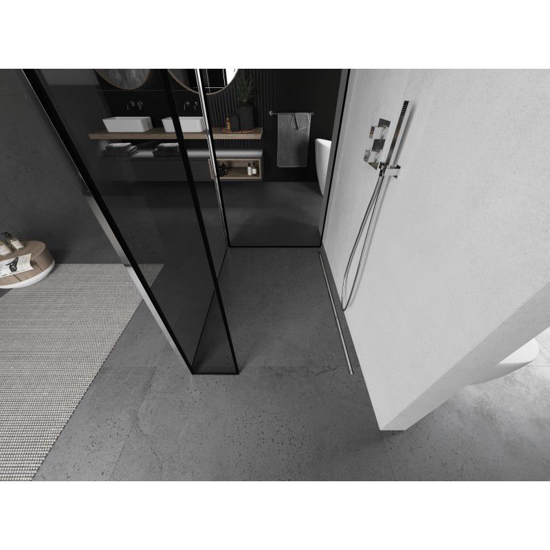 Ścianka prysznicowa Mexen Kioto czarny wzór 120x120x30 cm  800-120-120-221-01-70-030 1 szt.